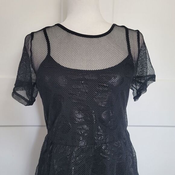 Iron fist skull mesh dress in small - Picture 6 of 8